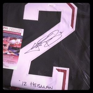 Signed Johnny Manziel Jersey (PSA authentication)